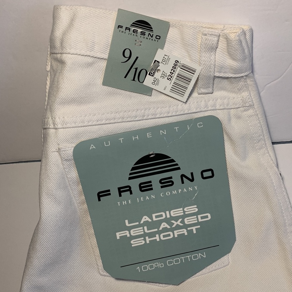 VTG 90’s FRESNO The Jean Company Hi Waist Ladies Mom Relaxed Shorts SZ 9/10 NWT